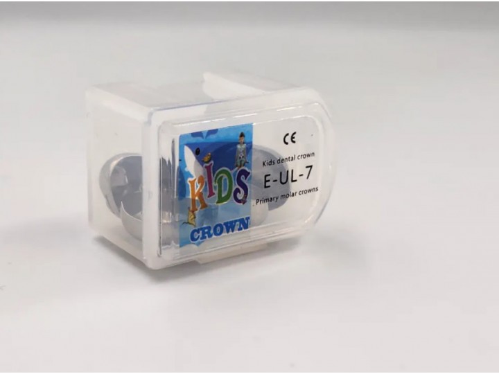 Коронки Kids CROWN EUL-7 из нержавеющей стали детские (5 шт)