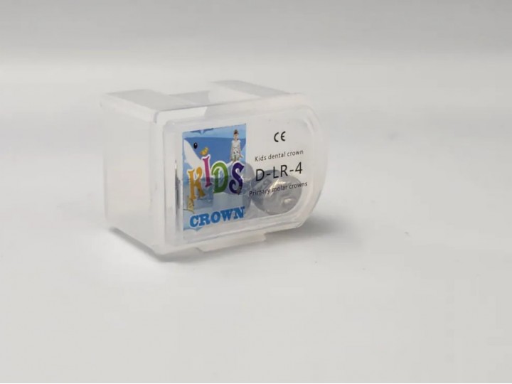 Коронки Kids CROWN DLR-4 из нержавеющей стали детские (5 шт)