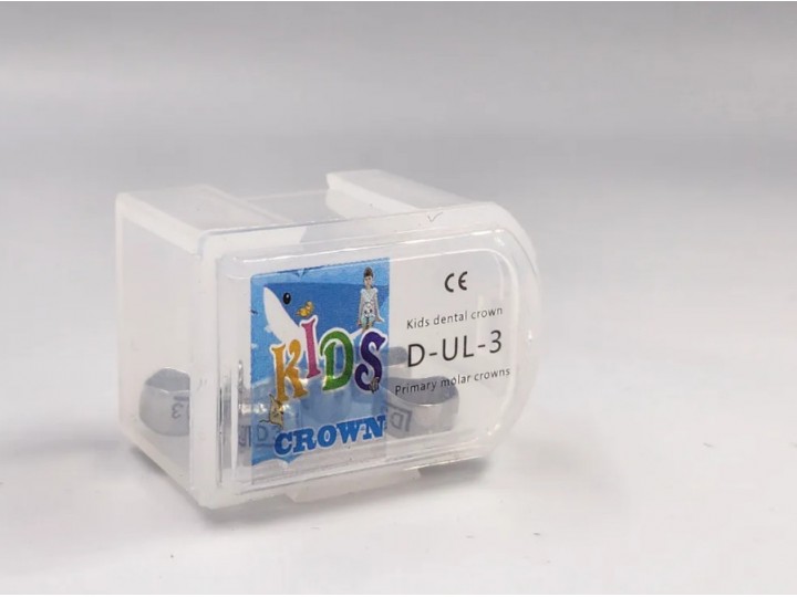 Коронки Kids CROWN DUL-3 из нержавеющей стали детские (5 шт)