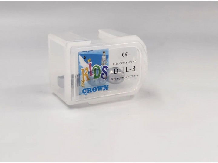 Коронки Kids CROWN DLL-3 из нержавеющей стали детские (5 шт)