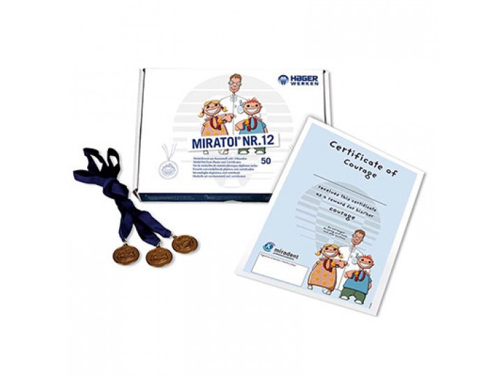 Набор игрушек "Комплект медалей с грамотой" Miratoi №12