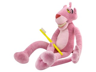 Игрушка мягкая с зубами WJ-034, Пантера