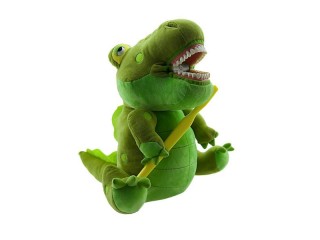 Игрушка мягкая с зубами, Крокодил