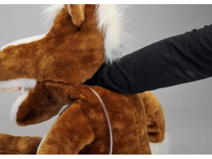 Наручная игрушка с челюстью "медведь Теди"