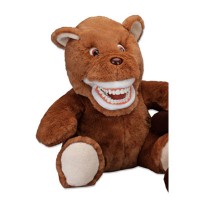 Наручная игрушка с челюстью "медведь Теди"