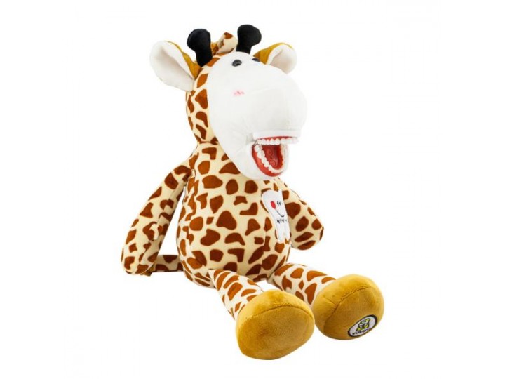 Игрушка мягкая с зубами, Жираф