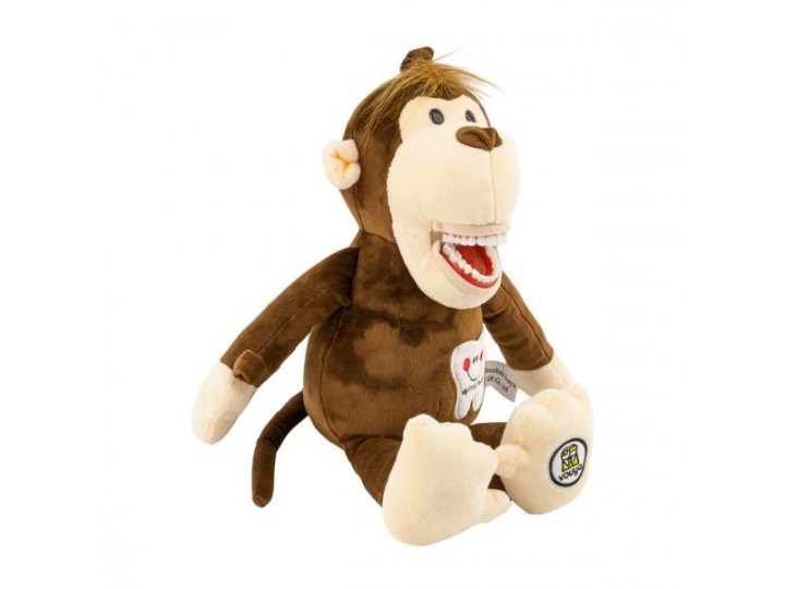 Игрушка мягкая с зубами, Обезьянка