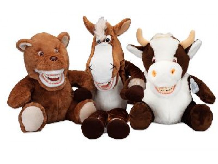 Наручная игрушка с челюстью "корова Берта"