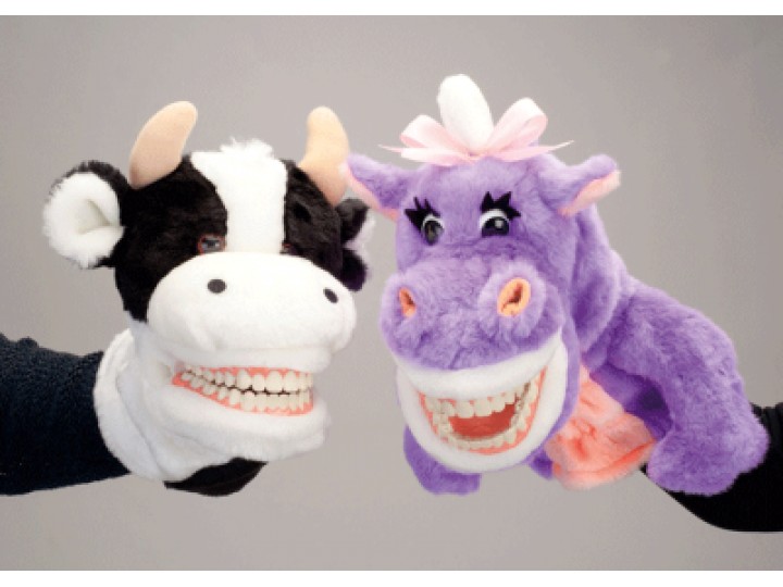 Перчаточная кукла с челюстью - Динозаврик