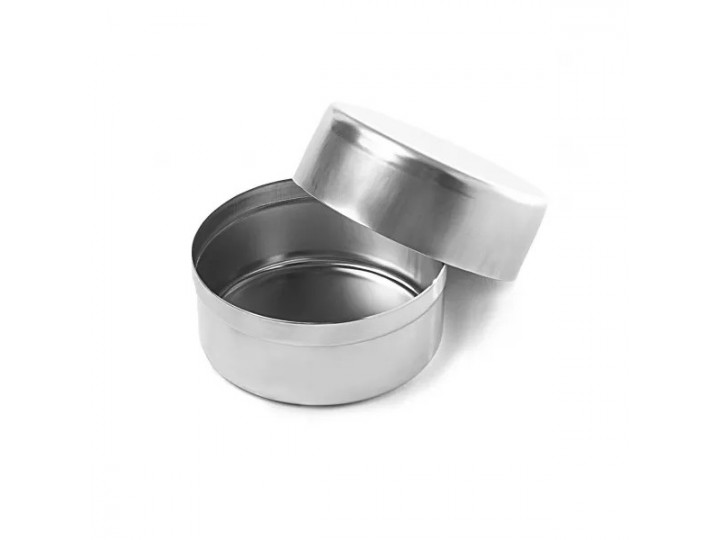 Чаша Петри металлическая с крышкой ЛСК-76х55