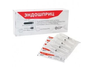 Эндошприц 27G (0,4х35мм) Omega Dent (10 шт.)