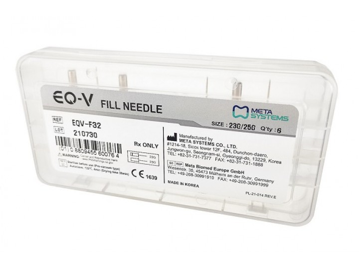 Иглы для экструзии гуттаперчи EQ-V FillNeedle