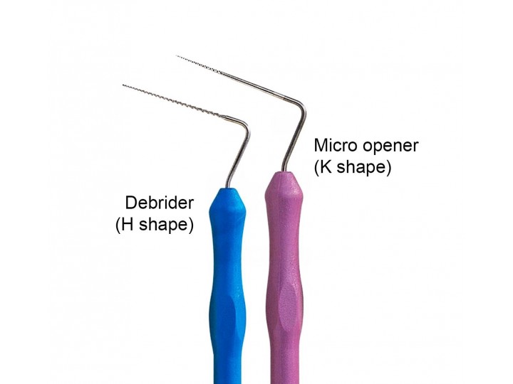 Микроопенеры (Micro Opener К-shape) Dialog, набор 6 шт, ассорти (010/.04, 010/.06, 015/.04)