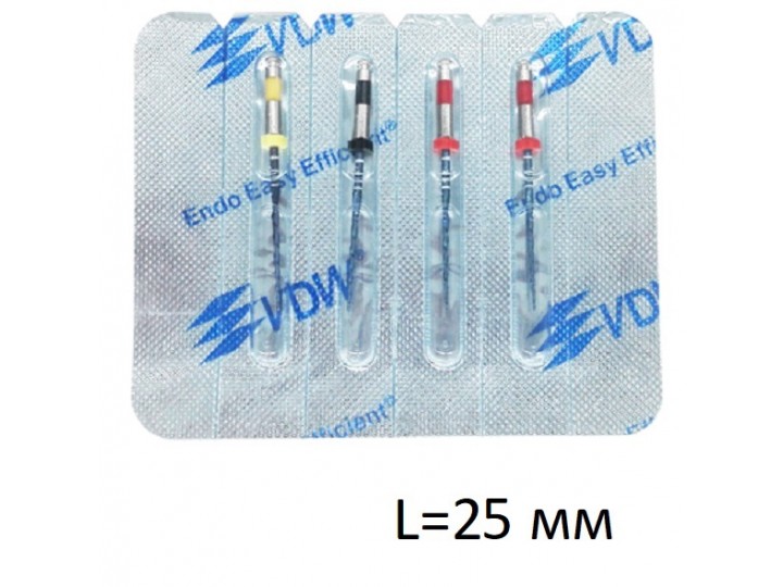 Реципрок Блю - Reciproc Blue L25 мм, 4 шт.