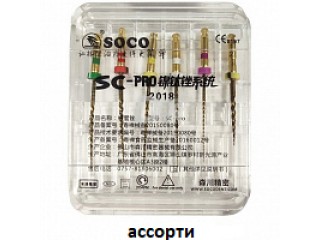 Файлы машинные SC Pro 2018 ассорти набор 6 шт, SOCO