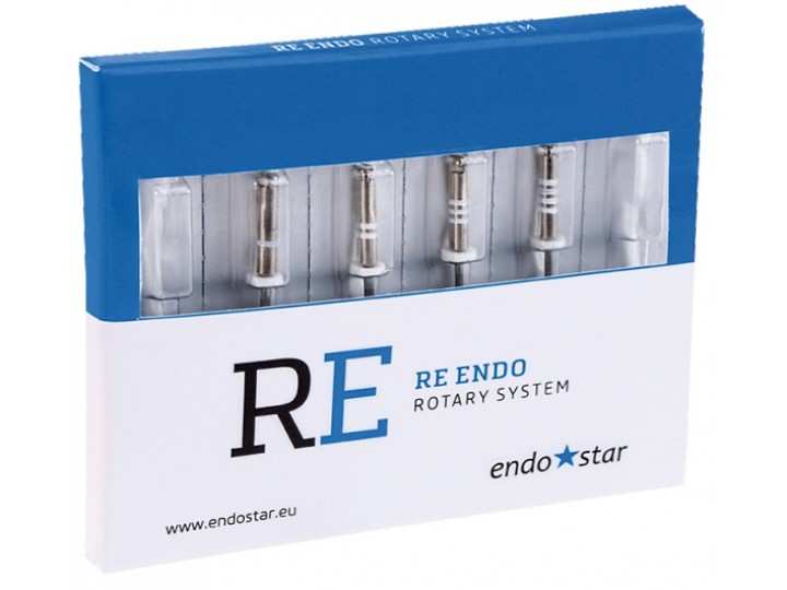 Инструменты ротационные Re Endo Rotary System ассорти, Endostar, 4 шт.