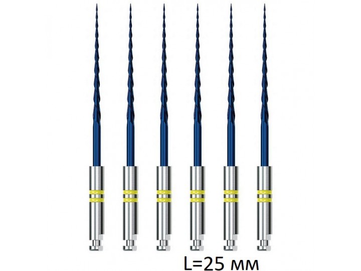 Инструменты ротационные E3 Azur Small L25 мм, Endostar, 6 шт.