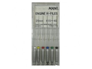 Engine H-Files - машинные буравы (для углового наконечника) L 25 мм