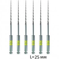 Инструменты ротационные E3 Small Apical Rotary System L25 мм, Endostar, 6 шт.