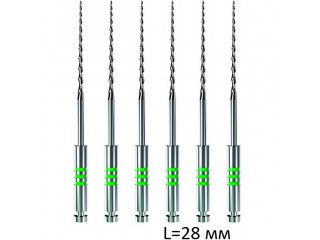 Инструменты ротационные E3 Big Apical Rotary System L28 мм, Endostar, 6 шт.