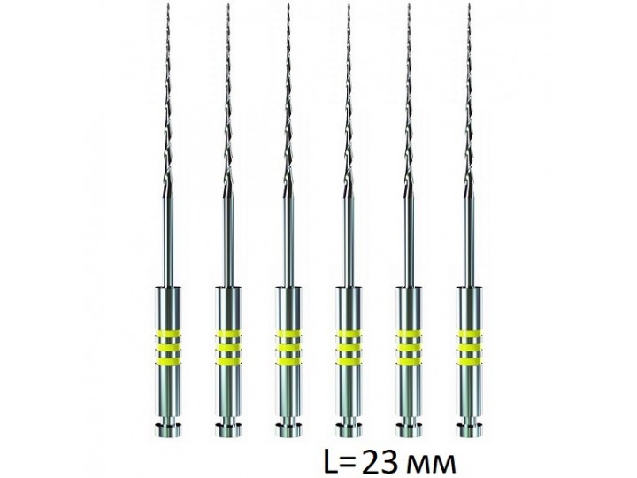Инструменты ротационные E3 Small Apical Rotary System L23 мм, Endostar, 6 шт.