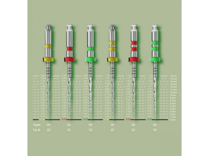 Файлы с памятью формы E-FLEX EDGE L21 мм Eighteeth