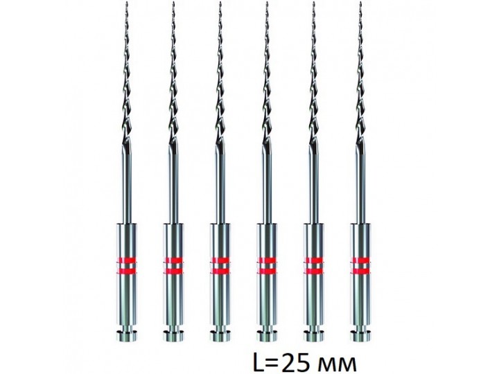 Инструменты ротационные E3 Basic Rotary System L25 мм, Endostar, 6 шт.