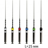 Инструменты ротационные NT2 NiTi Two Rotary System L25 мм, Endostar, 6 шт.