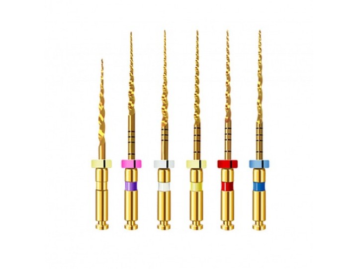 Машинный эндодонтический инструмент STEA R-files Gold, 21 мм