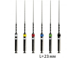 Инструменты ротационные NT2 NiTi Two Rotary System L23 мм, Endostar, 6 шт.