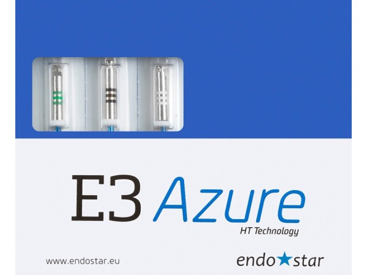 Инструменты ротационные E3 Azur Big Endostar, ассорти 3 шт.