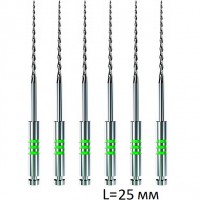 Инструменты ротационные E3 Big Apical Rotary System L25 мм, Endostar, 6 шт.