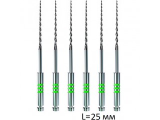 Инструменты ротационные E3 Big Apical Rotary System L25 мм, Endostar, 6 шт.