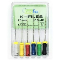 К-файлы - K-Files, никель-титан L25 мм, EuroFile