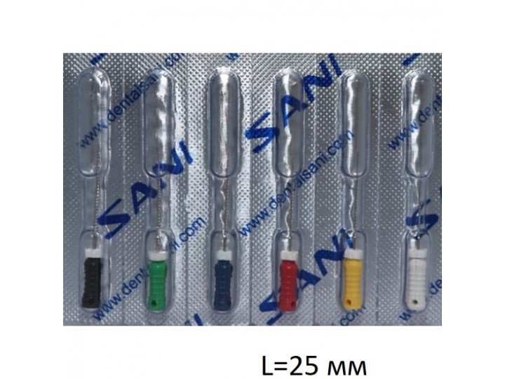 К-файлы - K-Files Премиум класса L25 мм, Sani