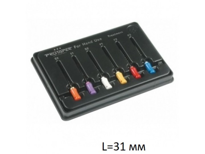 Протейперы ручные каналорасширители L31 мм - ProTaper Hand