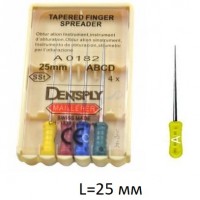 Уплотнитель гуттаперчи - Finger Spresders A, конус плоский, 25 мм