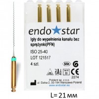 Каналонаполнители Paste Fillers без пружины L21 мм, Endostar