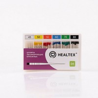 Штифты абсорбирующие бумажные Healtex с маркировкой длины, конусность 04