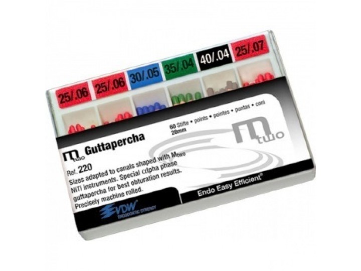 Гуттаперчевые штифты Mtwo VDW