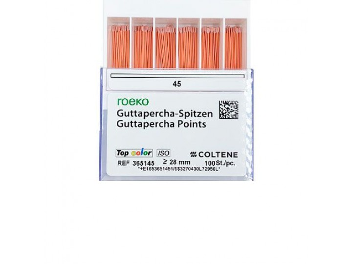 Гуттаперча 02 (100 шт) ROEKO Coltene
