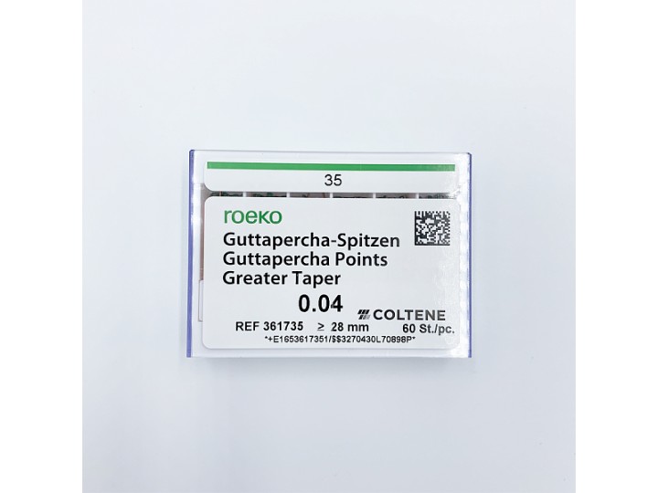 Гуттаперча 04 (100 шт) ROEKO Coltene