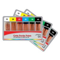Гуттаперчевые штифты Gutta Percha Points GТР конус 04