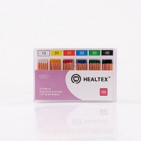 Штифты эндоканальные гуттаперчевые Healtex, конусность 06