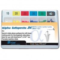 Альфа Гуттаперча - Alpha Guttapercha, конусность 04, VDW