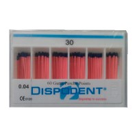 Гуттаперчевые штифты Dispodent, конусность 04