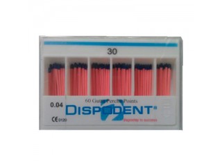 Гуттаперчевые штифты Dispodent, конусность 04