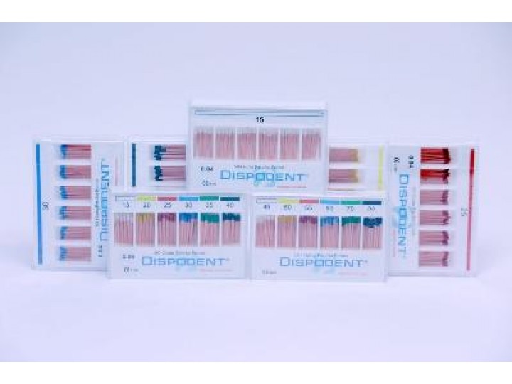 Гуттаперчевые штифты Dispodent, конусность 06