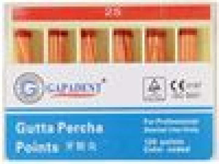 Гуттаперчевые штифты Gapadent конусность 02