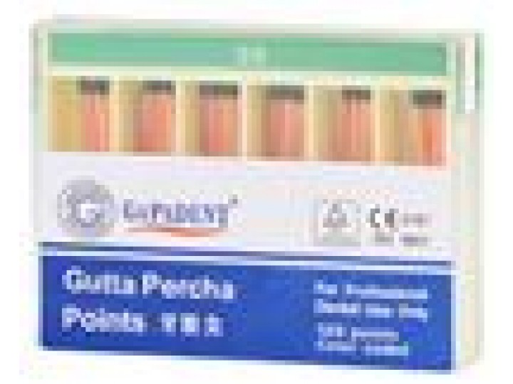 Гуттаперчевые штифты Gapadent конусность 02